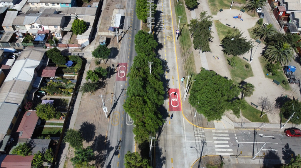 Maipú: Camino a Rinconada cuenta con nueva infraestructura vial para Red Movilidad