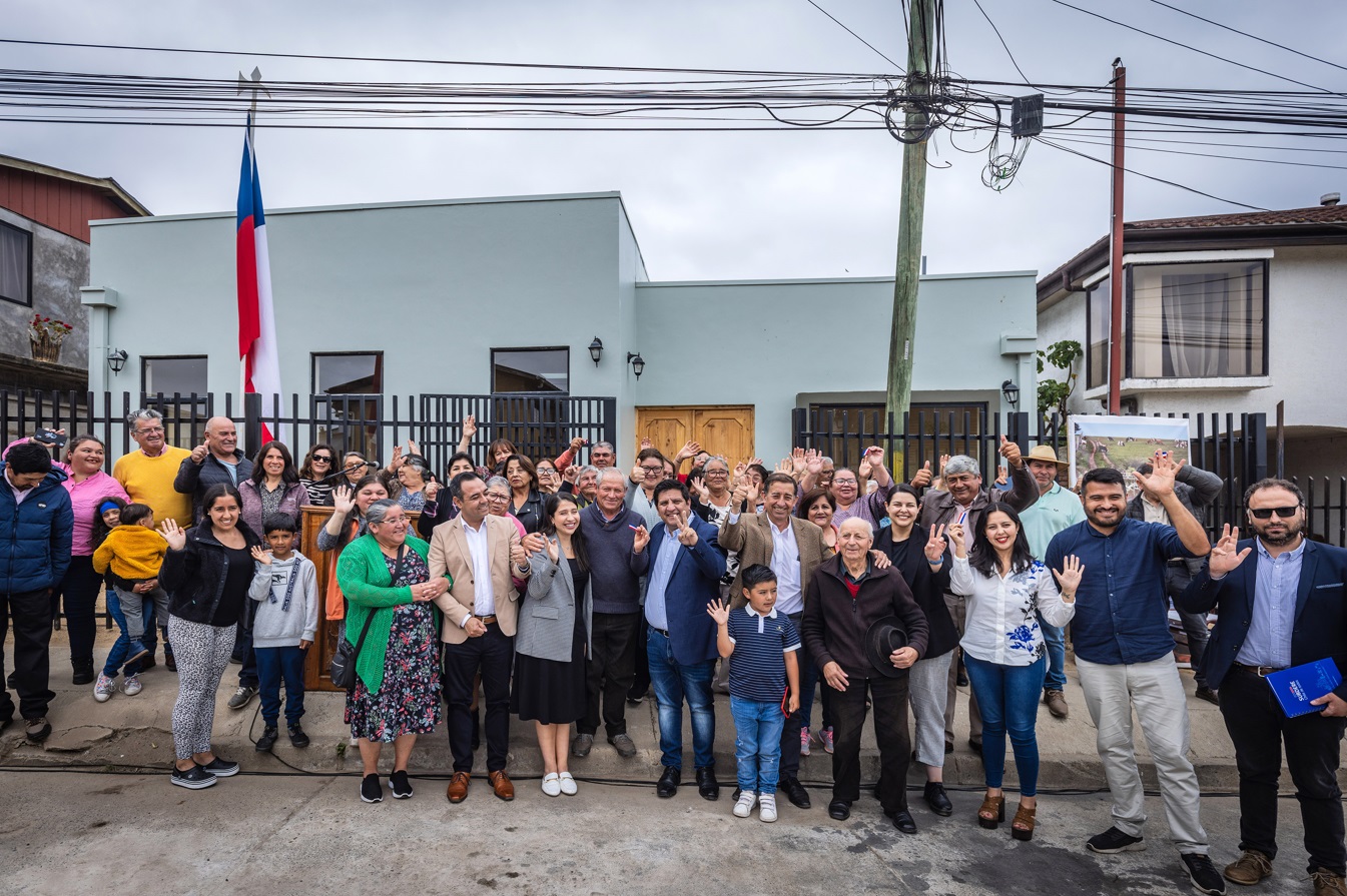 Con recursos Subdere inauguran dos sedes sociales en la comuna de Chanco