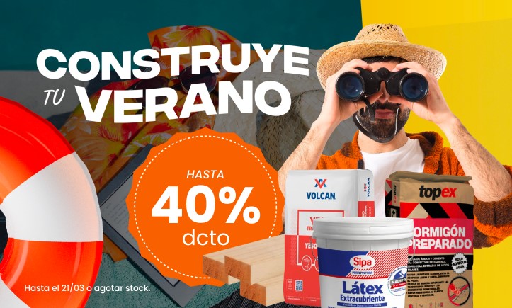 Campaña "Construye Verano" de TALO.cl, ahorro en materiales y climatización