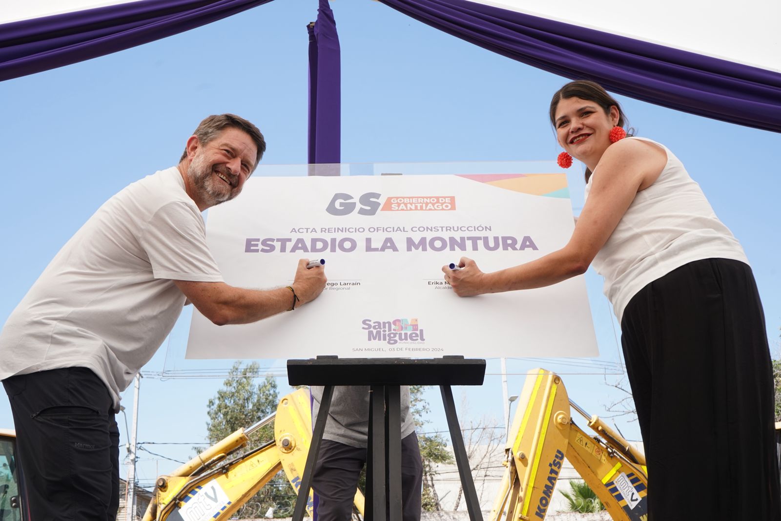 San Miguel y Gobierno Regional dan el vamos al reinicio de las obras del Estadio La Montura