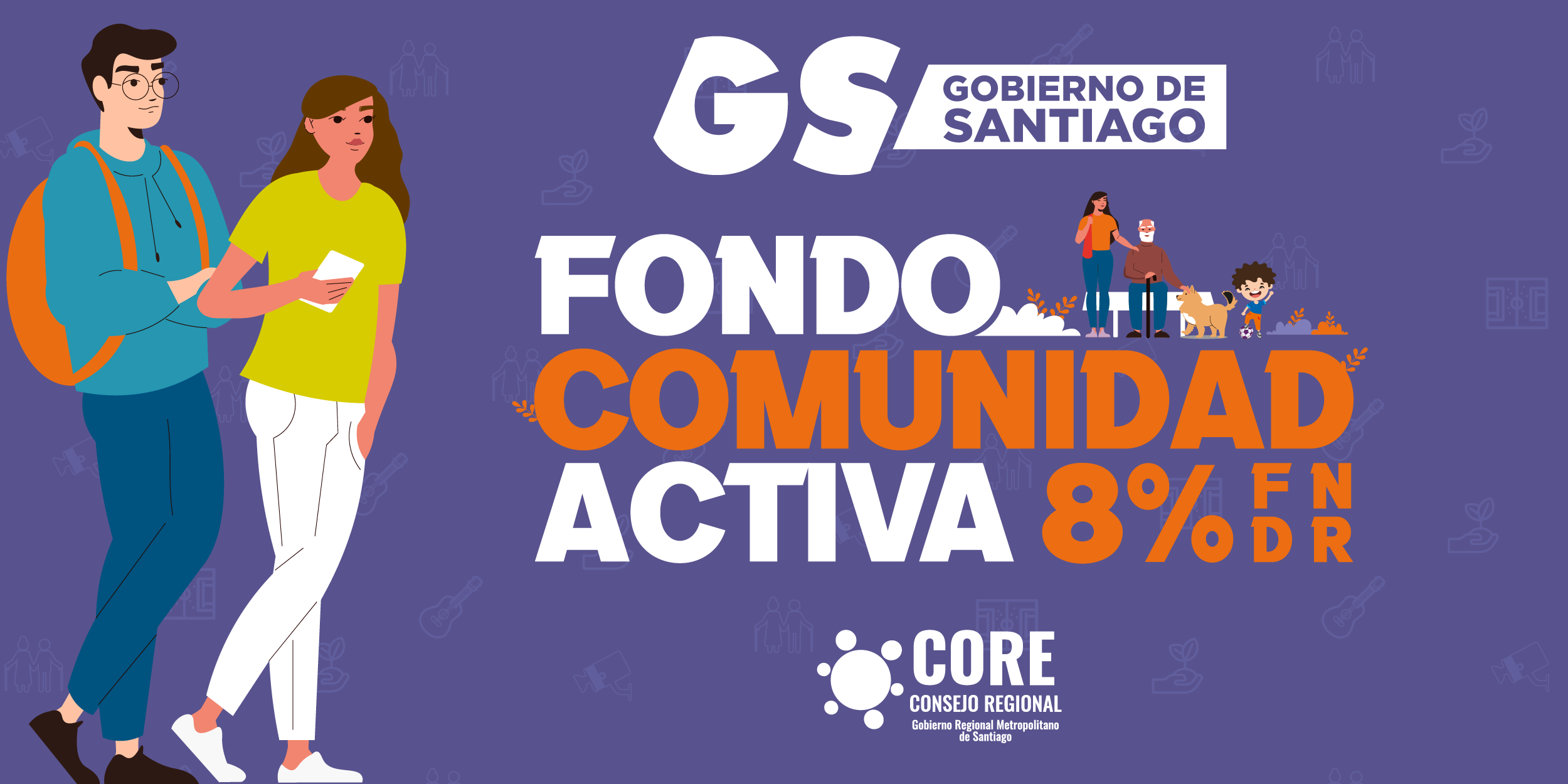 Abren postulaciones del Fondo Comunidad Activa FNDR 8% para proyectos de organizaciones sociales