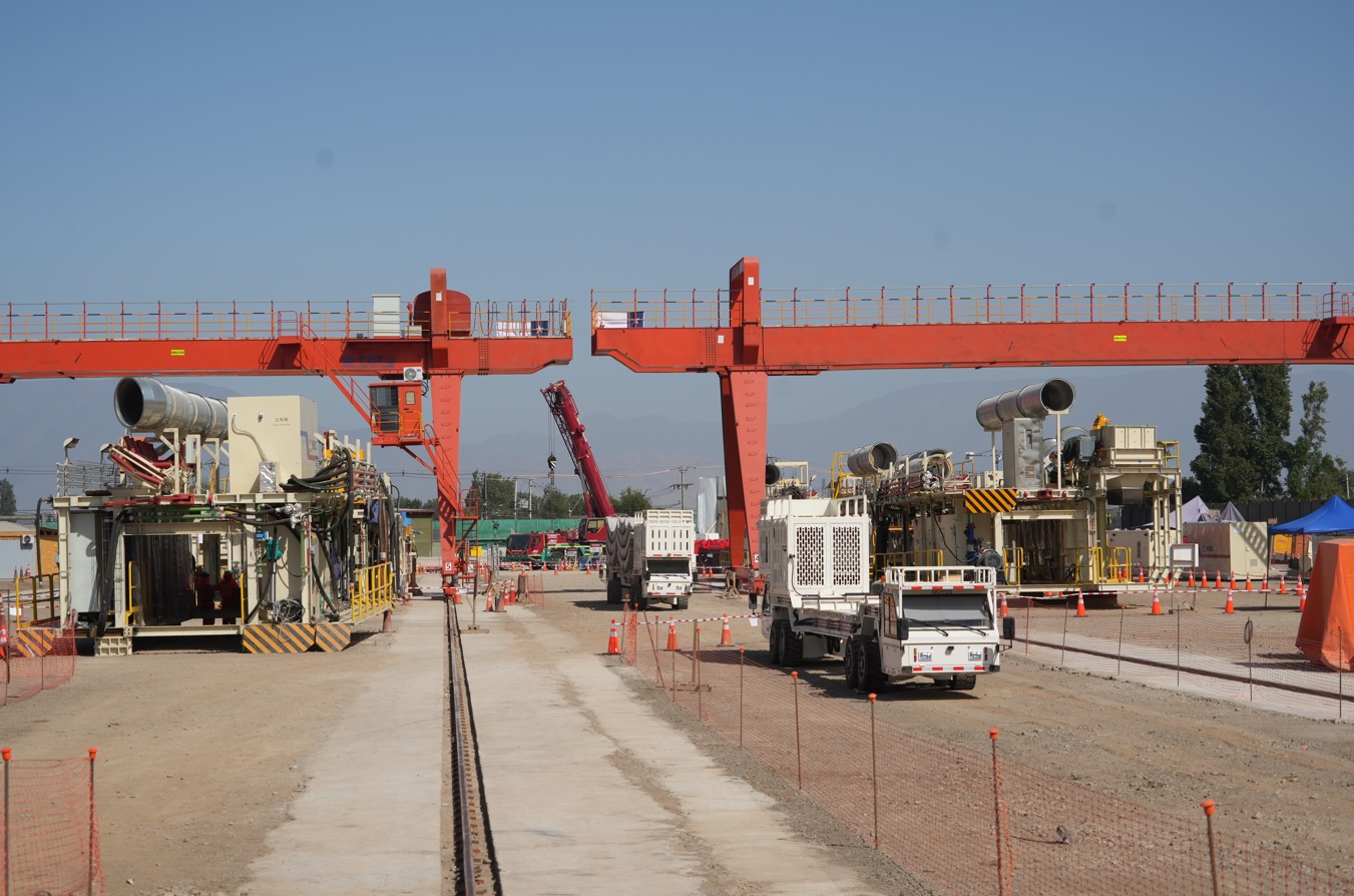 MTT y Metro exhiben piezas de la tuneladora que ejecutará el primer tramo de la futura Linea 7