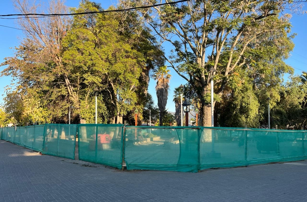 Plaza de Armas de Alhué se remodela para hacerla más sustentable