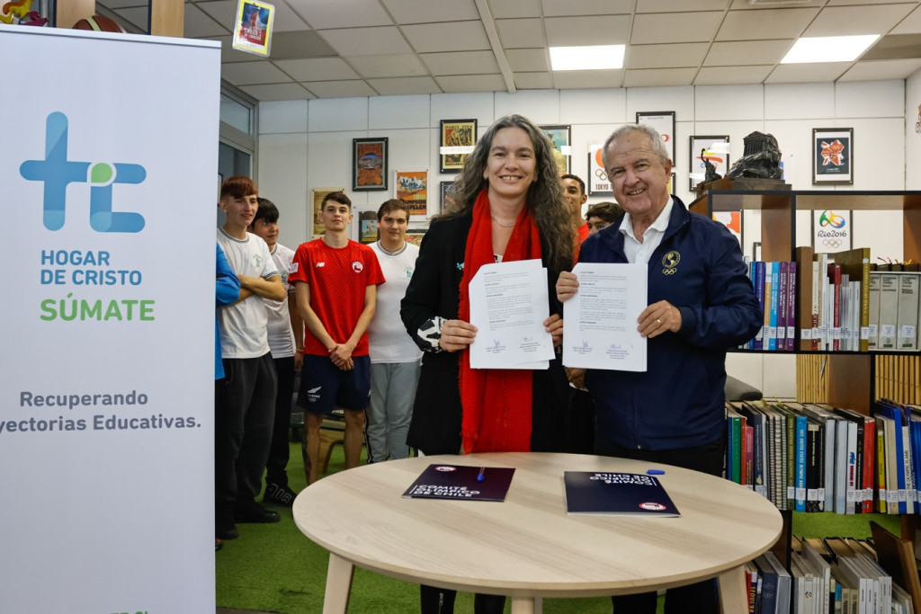 COCh y Fundación Súmate buscan potenciar el deporte en estudiantes que han experimentado exclusión escolar