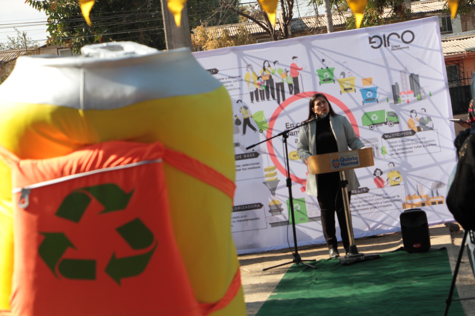 Quinta Normal inicia convenio con GIRO que permitirá avanzar en reciclaje domiciliario en la comuna