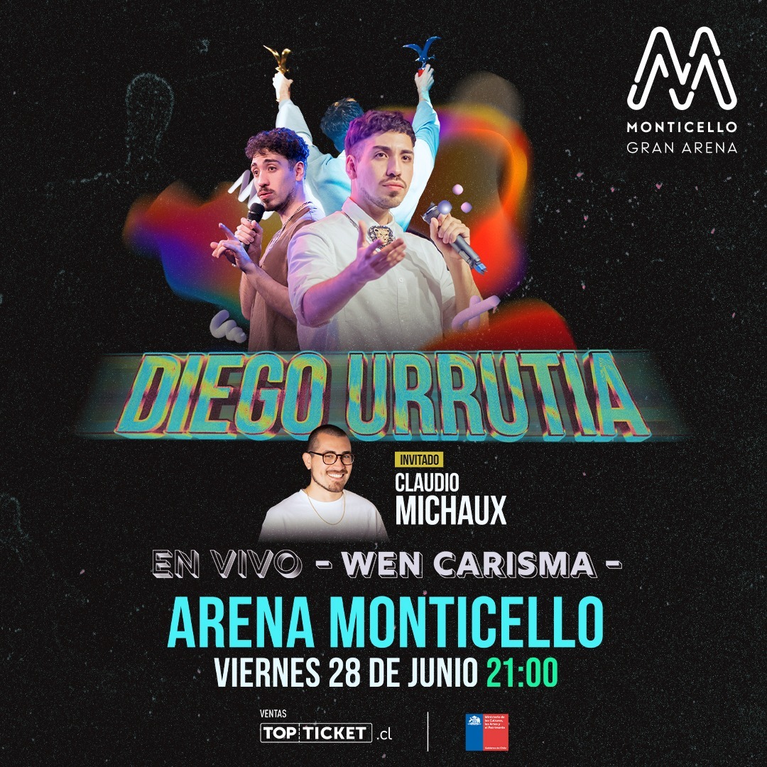 Luego de su exitoso debut Diego Urrutia regresa a Gran Arena Monticello 