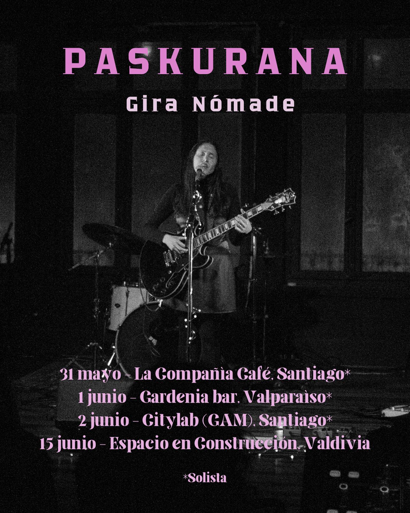 Paskurana expande su sonido hacia el pop rock con el sencillo "Nómade" y anuncia gira por el país 