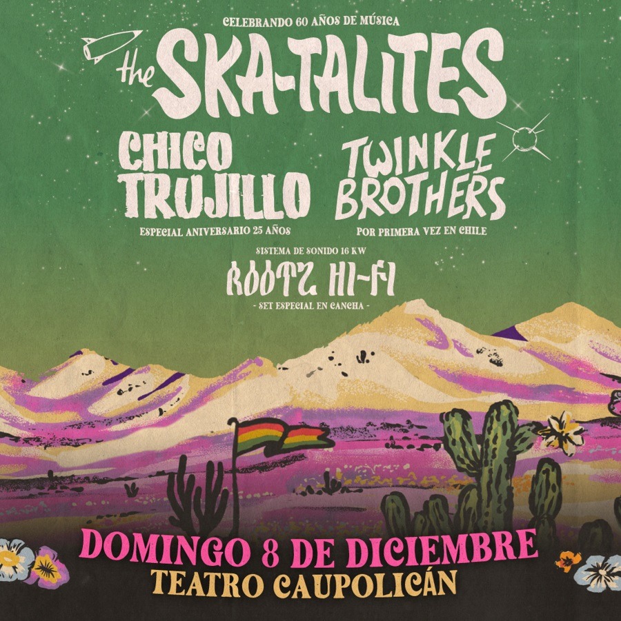 The Skatalites celebrará sus 60 años de carrera con inédito show junto a Chico Trujillo y los fundamentales Twinkle Brothers