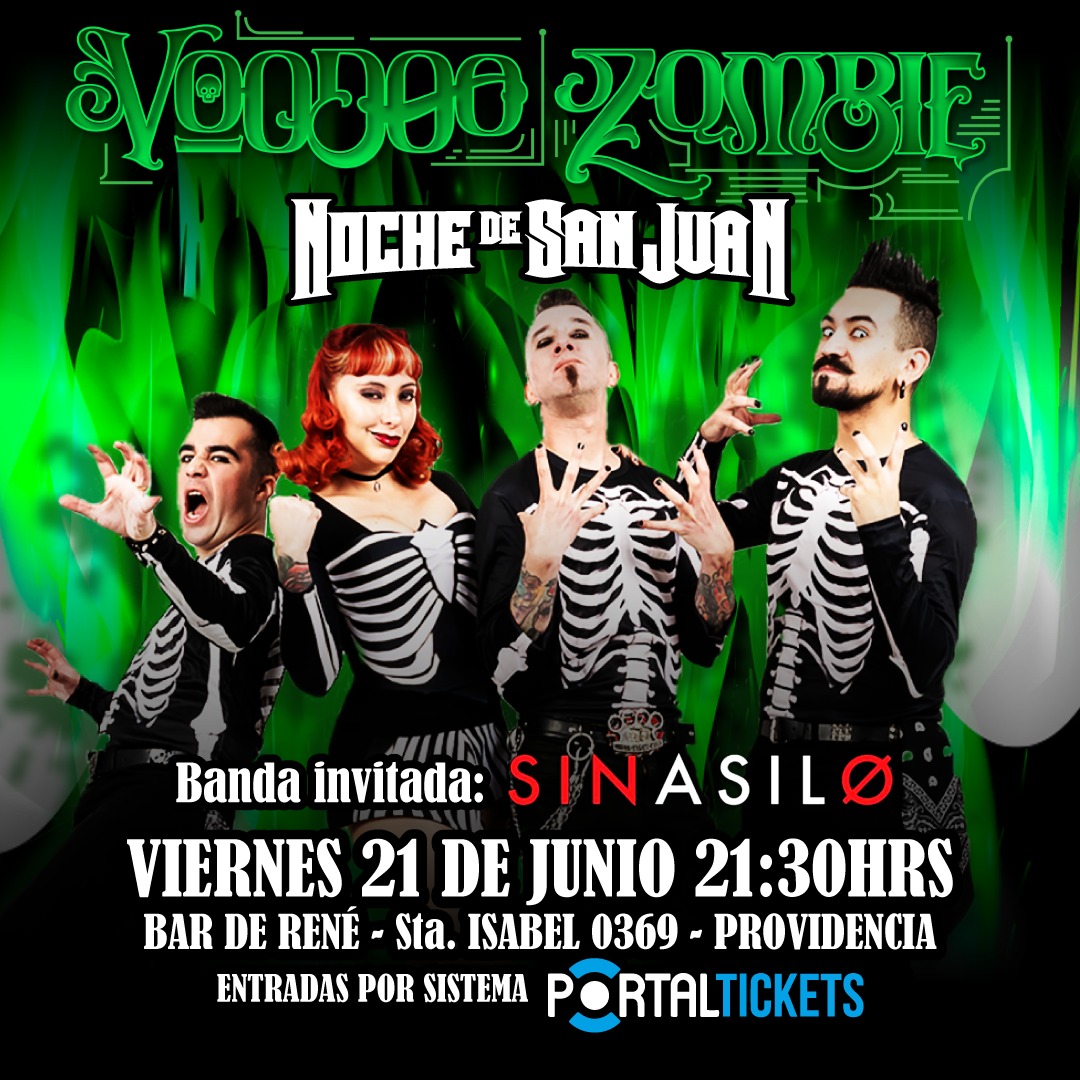 Voodoo Zombie libera video del single Maldita y anuncia lanzamiento de nuevo disco en Bar de René