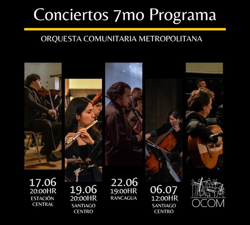 Orquesta Comunitaria Metropolitana inaugura temporada de conciertos en el Teatro Aula Magna USACH