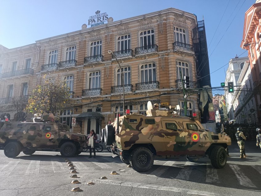 Levantamiento militar en Bolivia: Comandante general del Ejército amenaza con “tomar” la sede del Ejecutivo. Foto: Agencia EFE