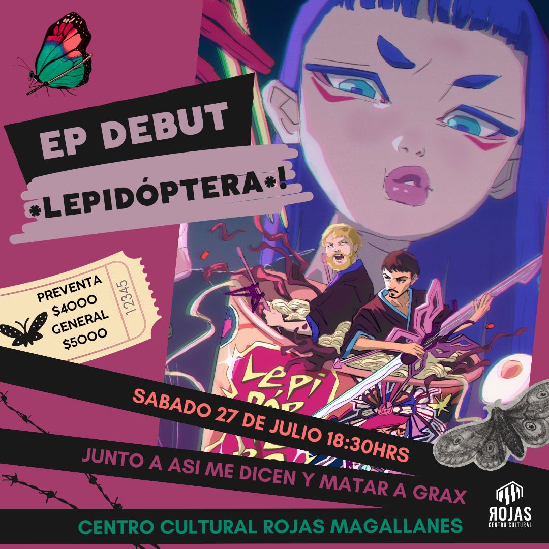 Rock Samurai a la vena con Lepidóptera de la mano de su primer EP homónimo