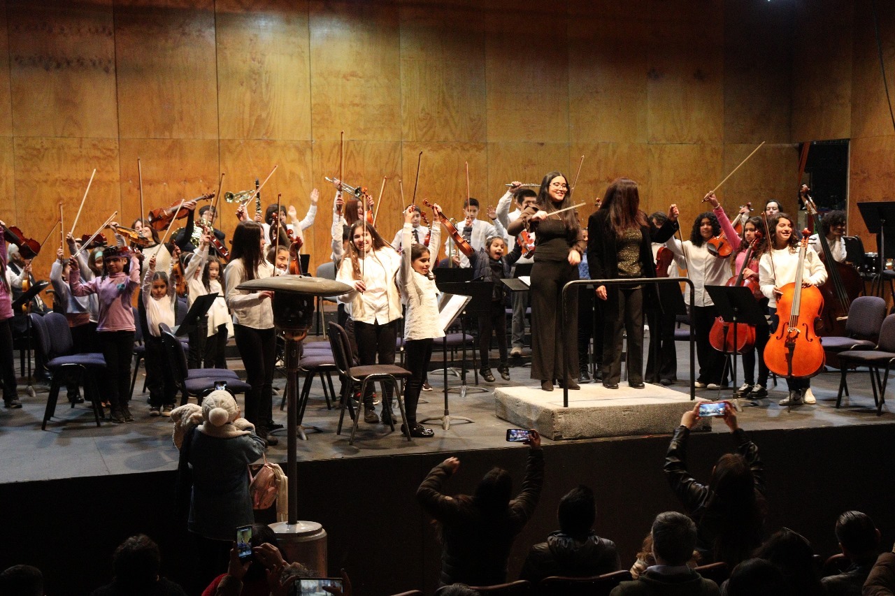 Orquesta Sinfónica Infantil estrena instrumentos musicales donados por Fundación Te Apoyamos