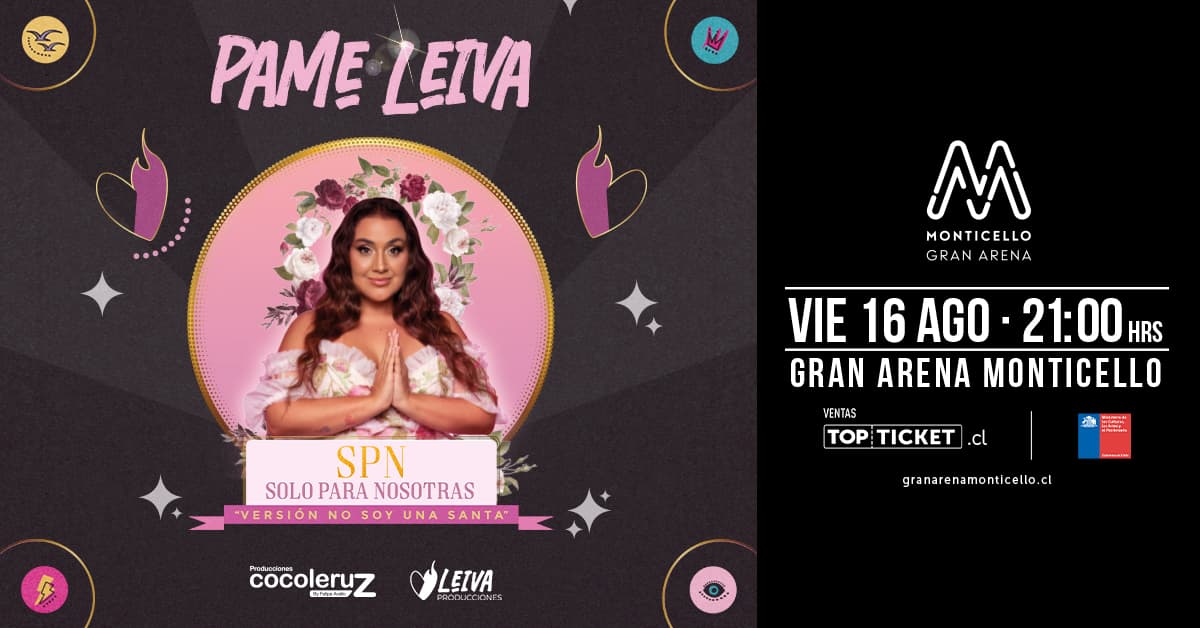 Humorista Pamela Leiva llega a Gran Arena Monticello con su show “SPN” 