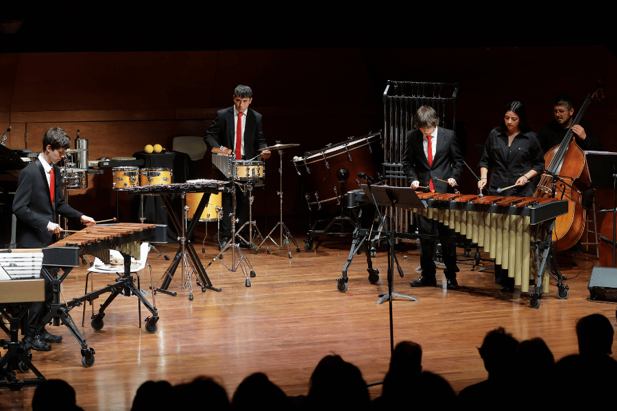 Concierto gratuito: Ensamble de Percusión de FOJI se presenta en Casa de la Cultura Anáhuac