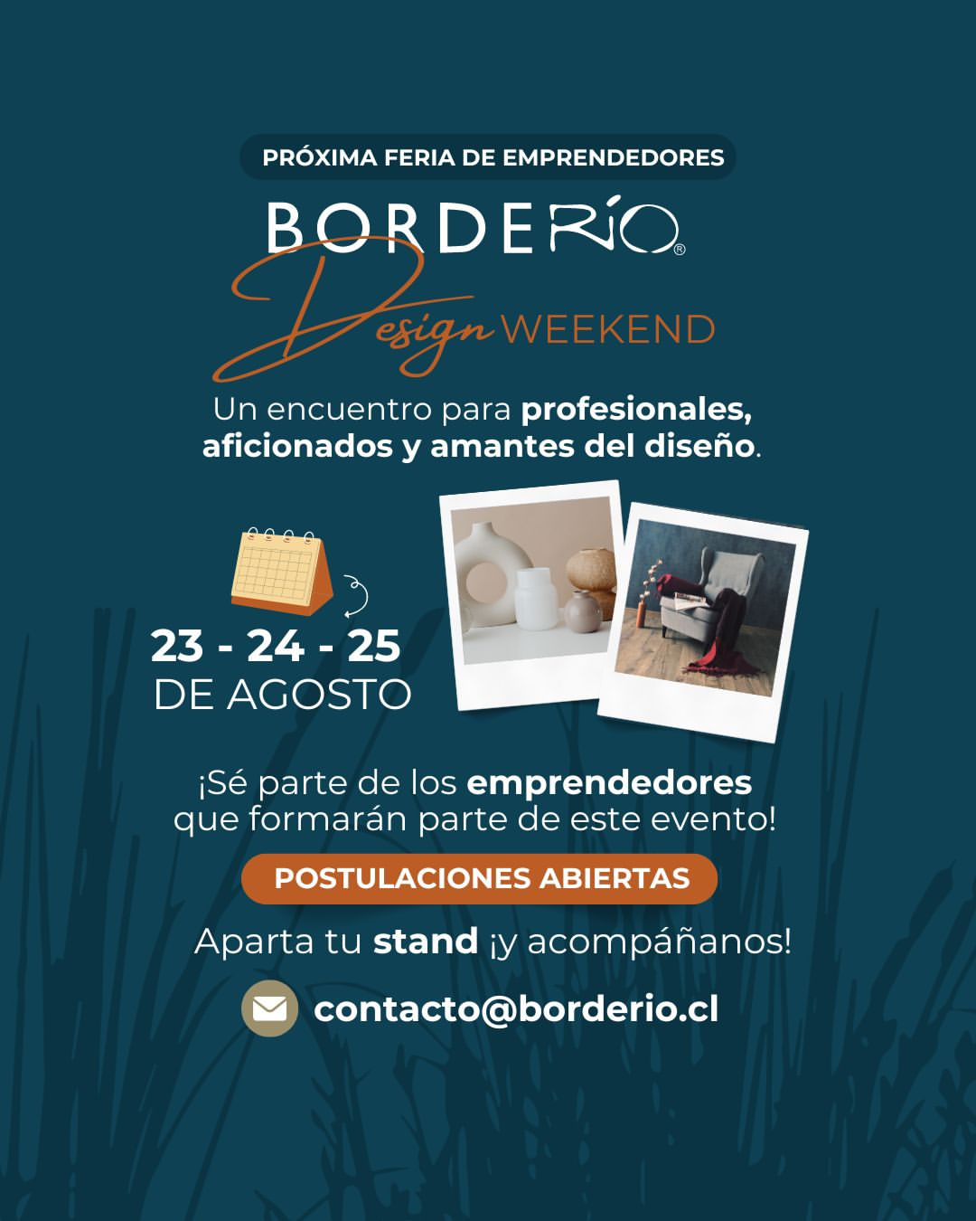 Atención emprendedores: Así puedes postular a la prestigiosa ‘Design Weekend’ de BordeRío