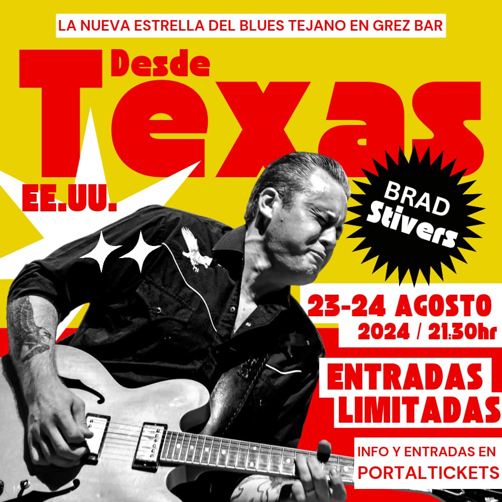 Norteamericano Brad Stivers se presentará el 23 y 24 de agosto en Bar Grez