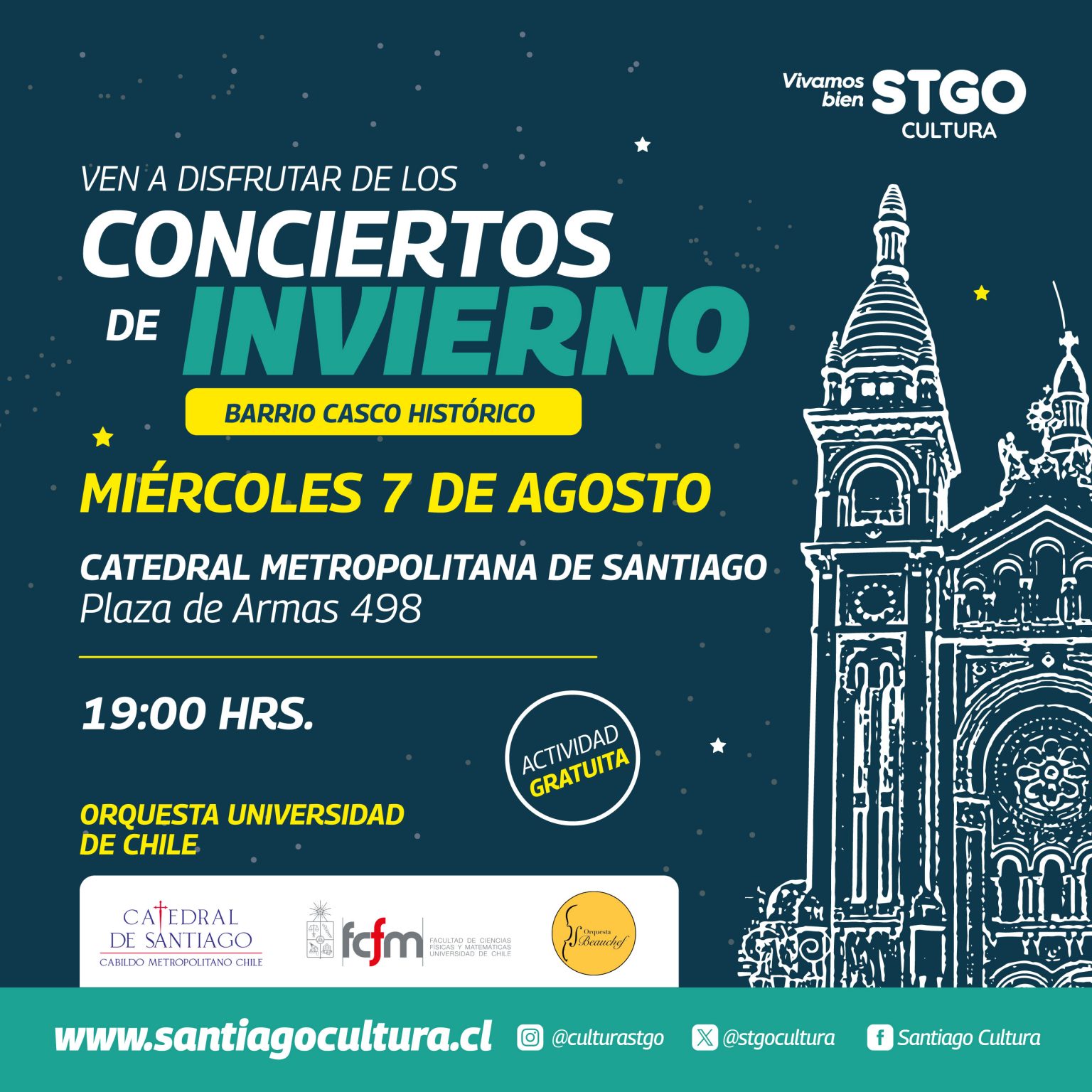 Concierto “Canto a la Guitarra Grande” se tomará la Catedral Metropolitana de Santiago