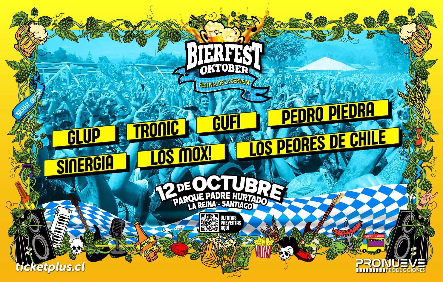 Bierfest Oktober Santiago 2024: Prepárate para el regreso del mejor festival de cerveza, rock y diversión