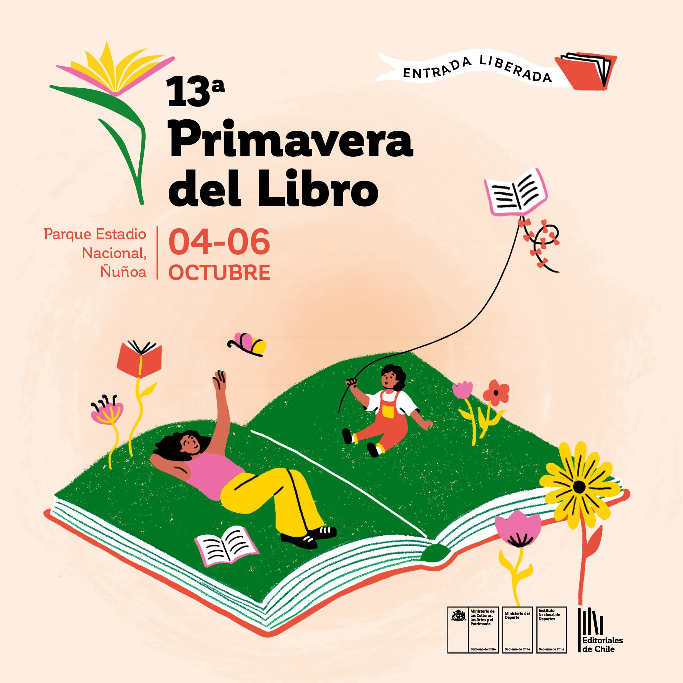 Conoce la programación gratuita de la 13ª Primavera del Libro a realizarse en el Parque Estadio Nacional