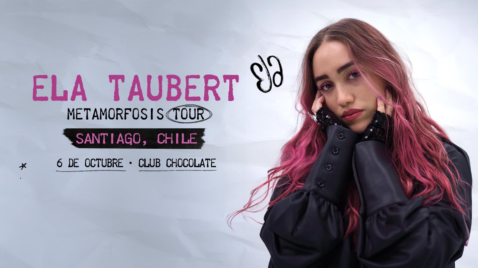 Colombiana Ela Taubert regresa a Chile este fin de semana con presentación en Club Chocolate