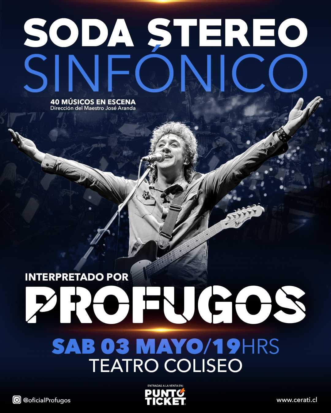 Prófugos: El mejor tributo a Soda Stereo y Gustavo Cerati, presenta por primera vez su show en formato sinfónico