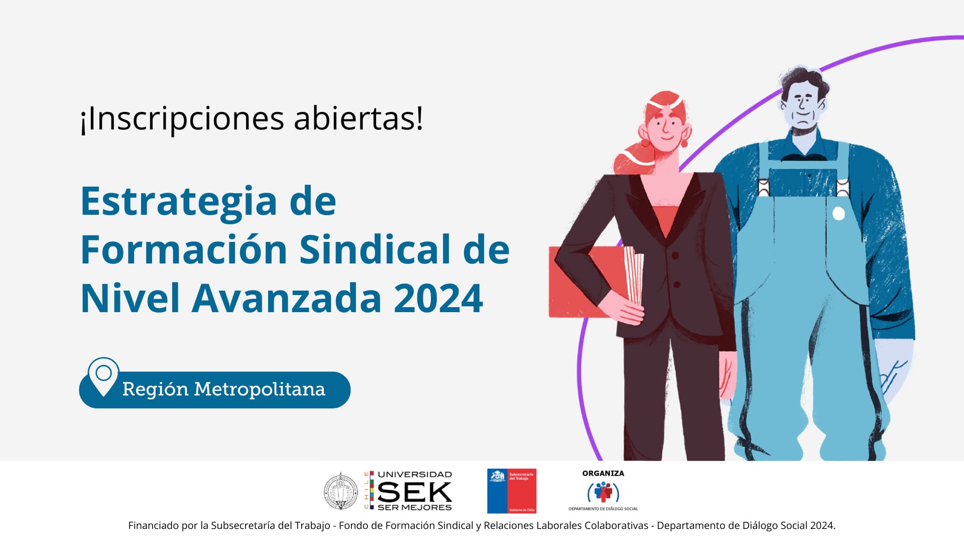 Universidad SEK invita a participar en el proyecto Estrategia de Formación Sindical de Nivel Avanzado