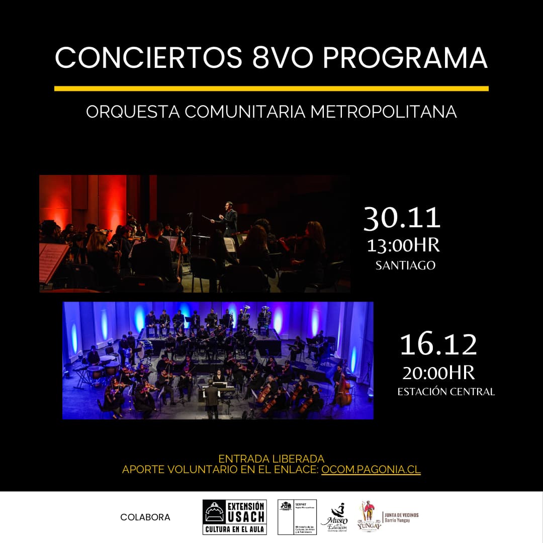 La Orquesta Comunitaria Metropolitana presenta su 8va temporada de conciertos