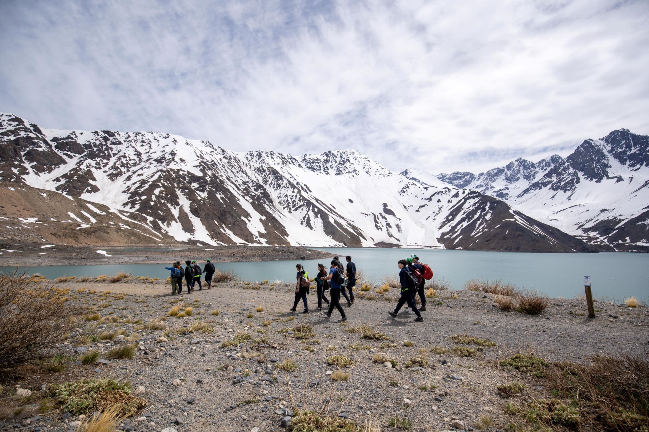 Reabren nuevo sendero en embalse El Yeso, en el Cajón del Maipo