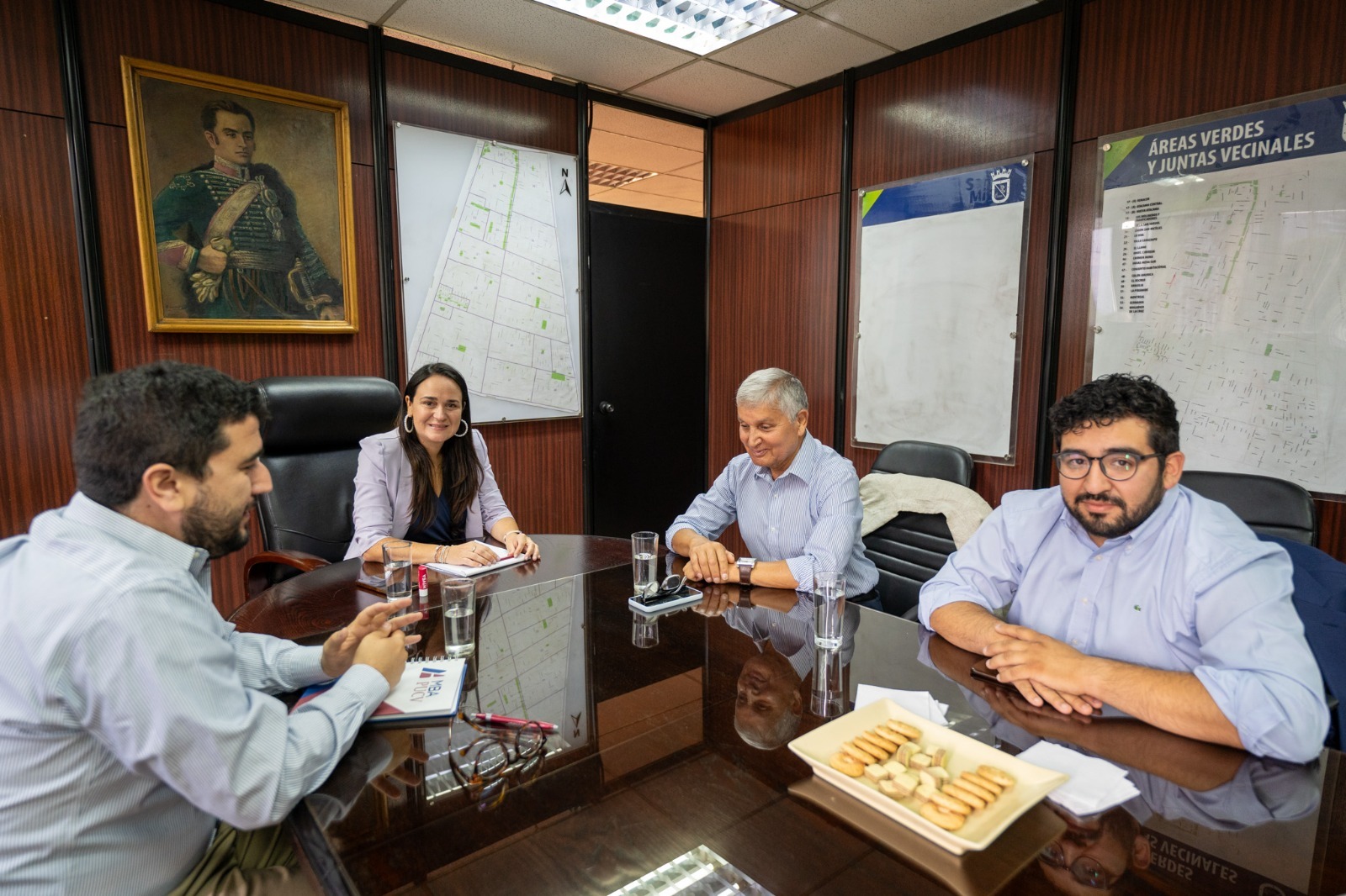 San Miguel y La Granja buscan coordinar estrategias en la lucha contra la delincuencia