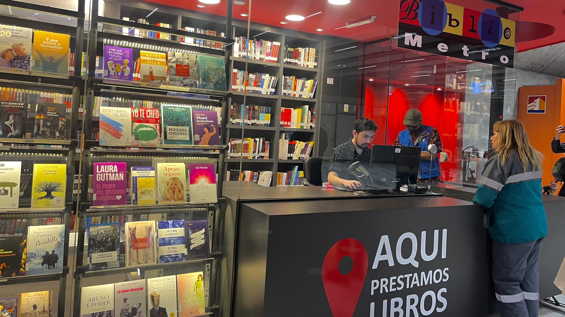 Bibliometro inaugura nuevo módulo en la estación Los Libertadores de la Línea 3