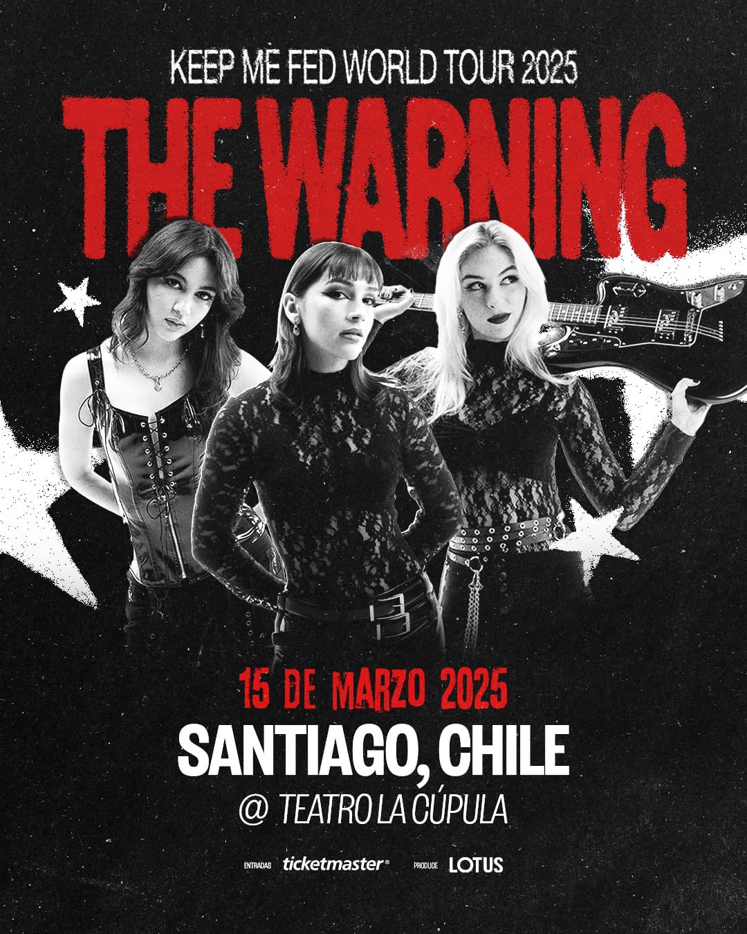 The Warning confirma presentación en Teatro La Cúpula en marzo de 2025