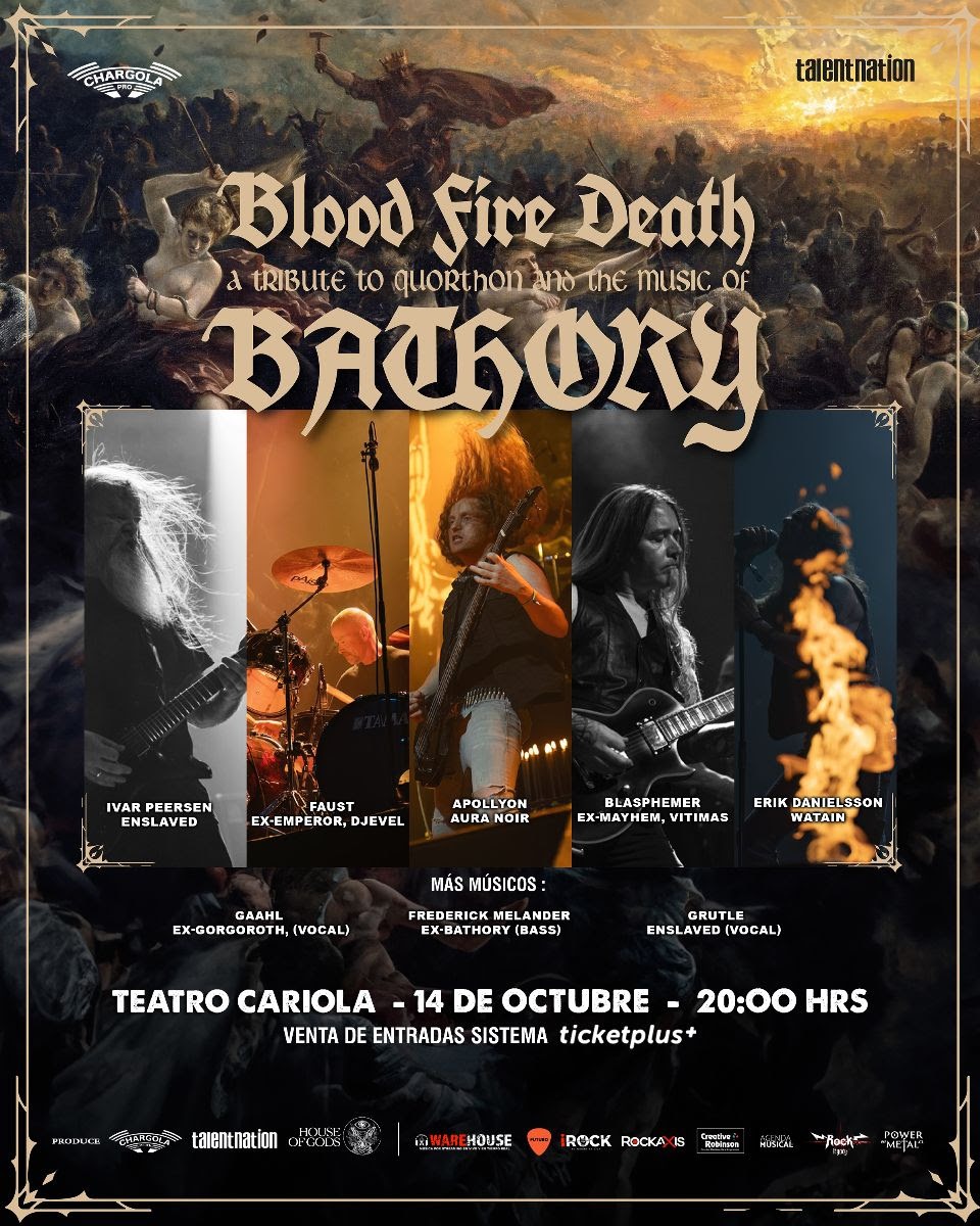 Llega a Chile el tributo a Quorthon y Bathory formado por reconocidos músicos del metal