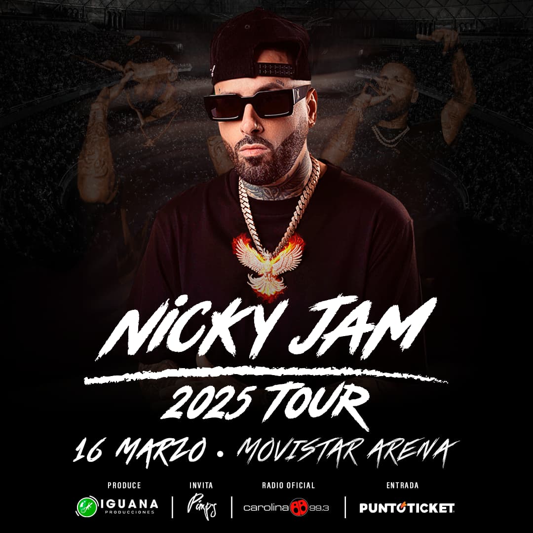 Nicky Jam celebrará su cumpleaños con un espectacular concierto en el Movistar Arena