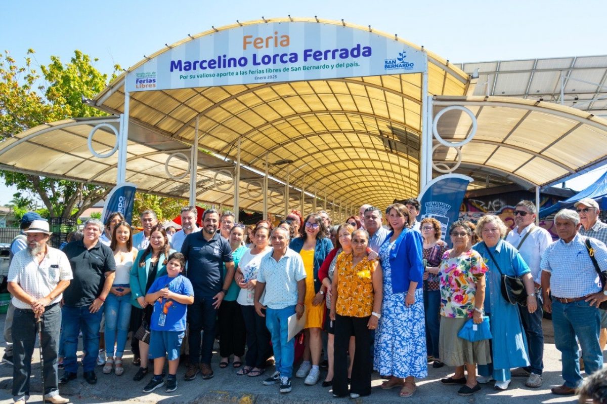 Feria Costanera en San Bernardo cambia de nombre a “Marcelino Lorca Ferrada”