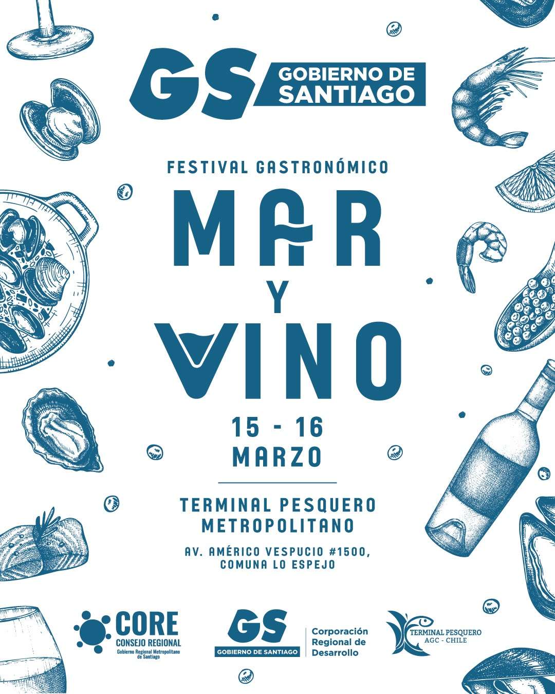 Primer festival gastronómico Mar y Vino en el Terminal Pesquero