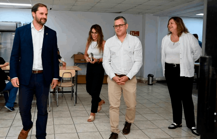 Obras en el emblemático Liceo Carmela Carvajal en Providencia