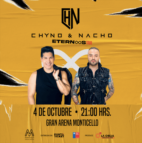 Chyno y Nacho: “Eternos Tour 2025”