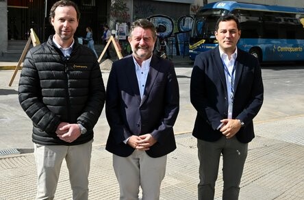 Parada de buses: Balance por obras del proyecto Nueva Alameda 