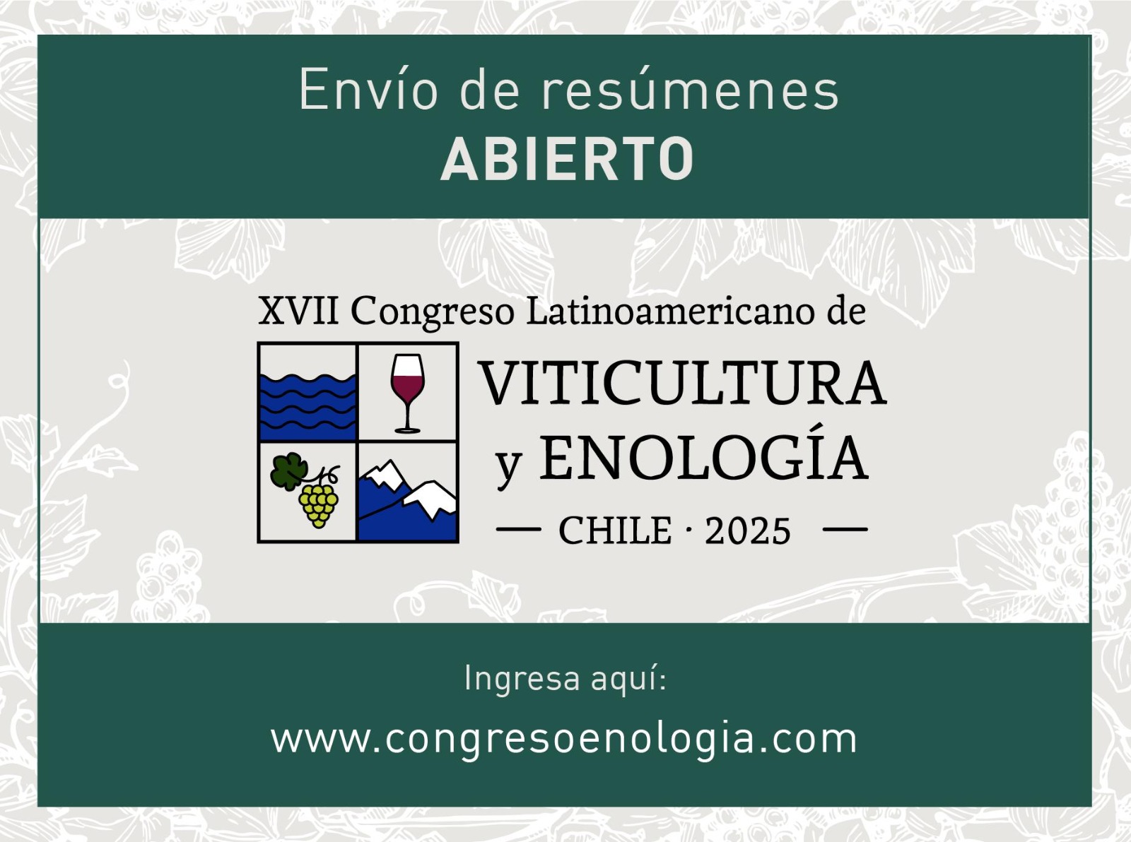 Congreso Latinoamericano de Viticultura y Enología: Nuevo plazo para enviar resúmenes