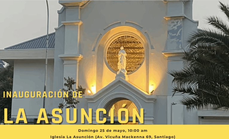 Iglesia La Asunción abrirá nuevamente sus puertas