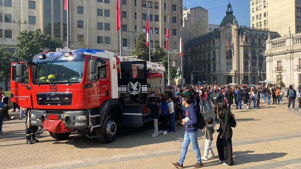 Bomberos de Santiago en el Día de los Patrimonios 2025
