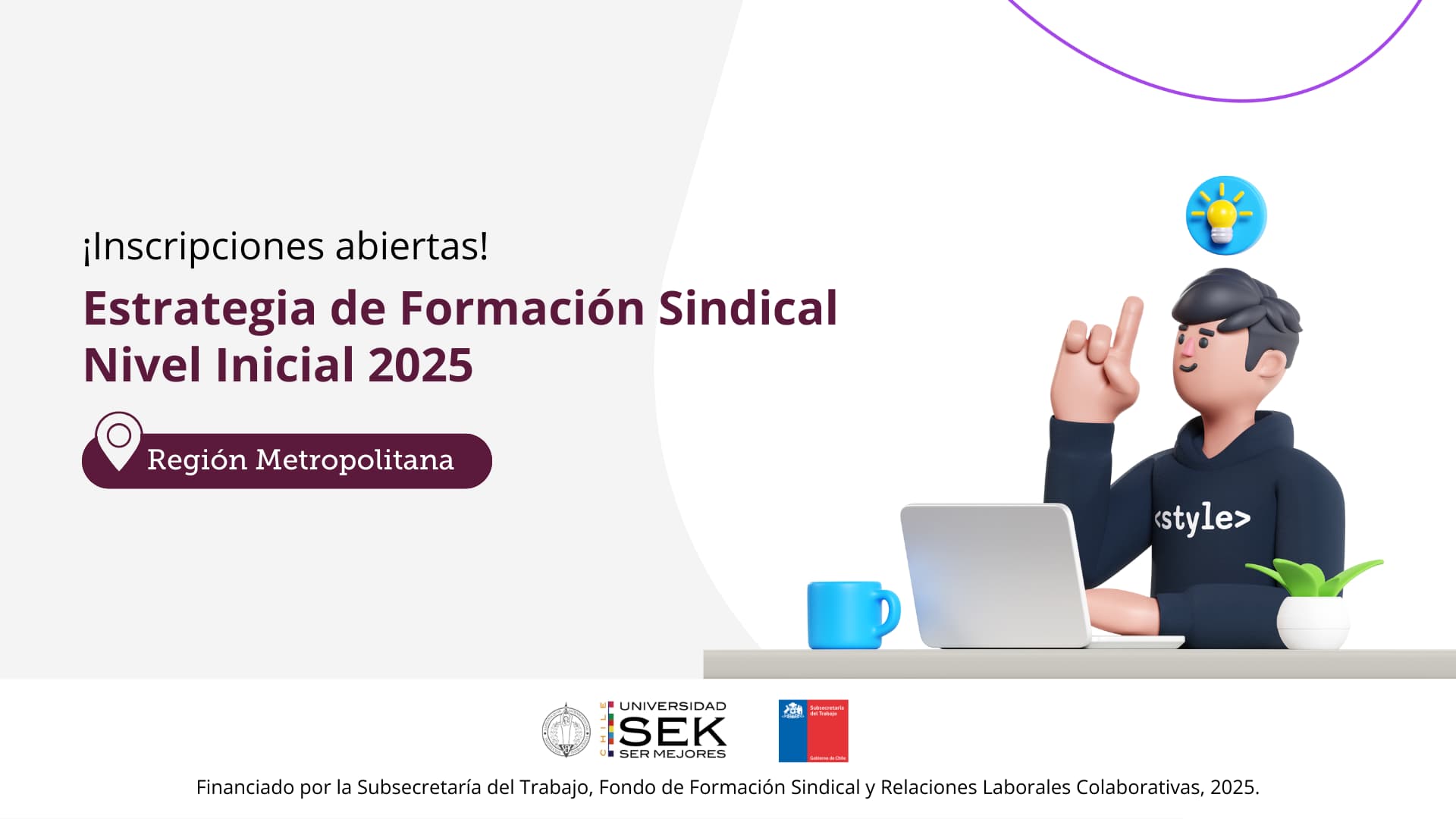 Universidad SEK abre inscripciones para participar en la “Estrategia de Formación Sindical de Nivel Inicial 2025”