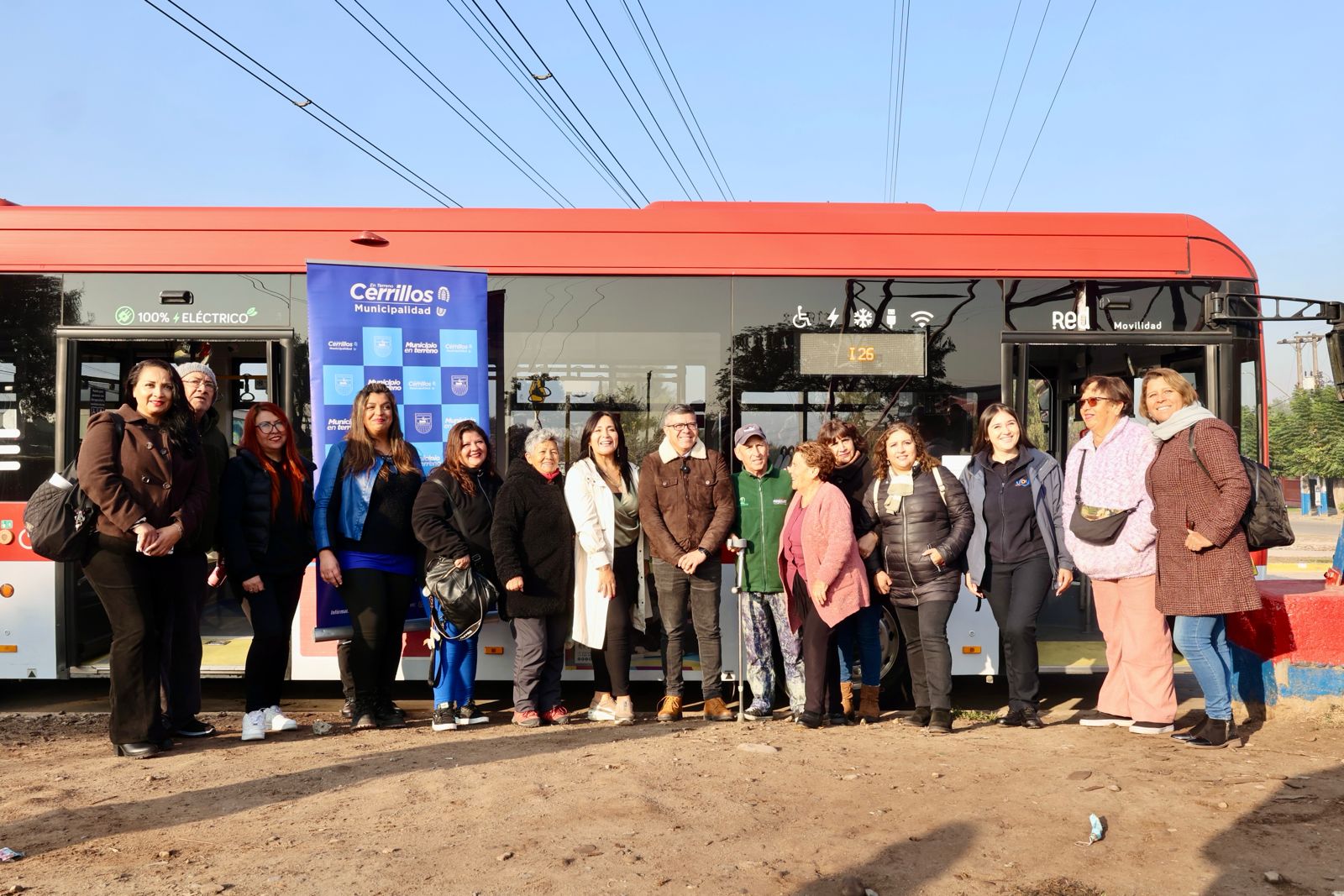 Red Movilidad presentó nuevo servicio I26 que beneficia a los vecinos de Cerrillos y Maipú