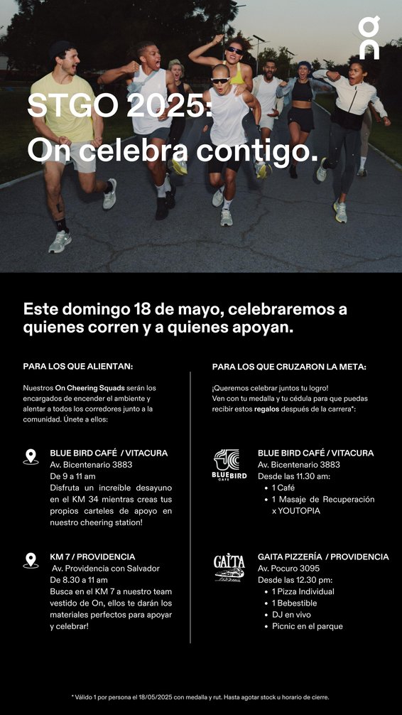 Expo Running: Maratón de Santiago 2025 y pronóstico de lluvia