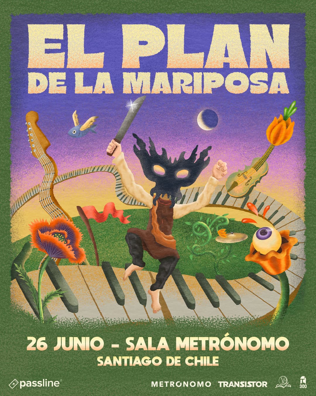El Plan de la Mariposa regresa a Chile con show en Sala Metrónomo el 26 de junio
