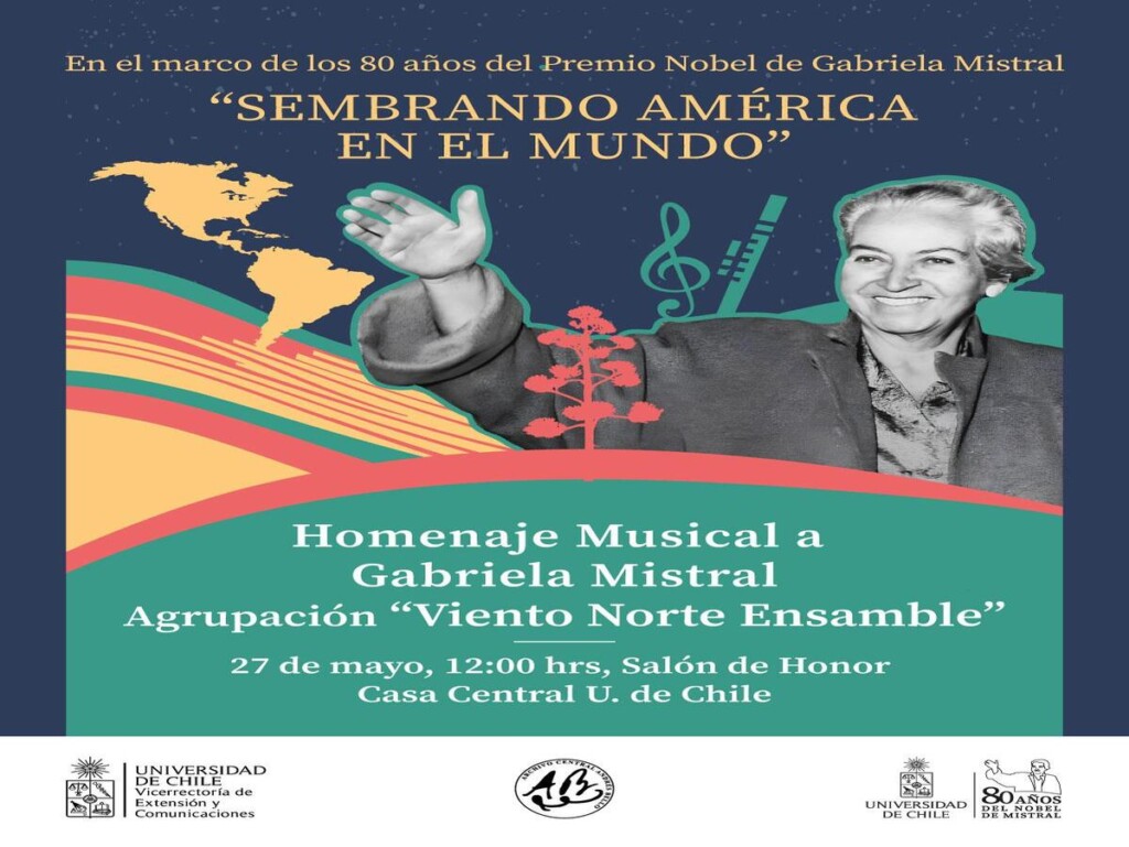 Concierto en U. de Chile rinde homenaje musical a Gabriela Mistral