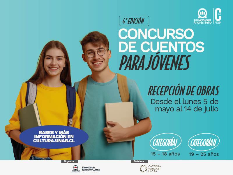 UNAB invita a su 4° Concurso Nacional de Cuentos