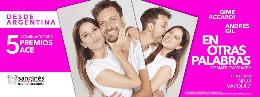 Gran estreno de “En Otras Palabras” llega al Teatro San Ginés