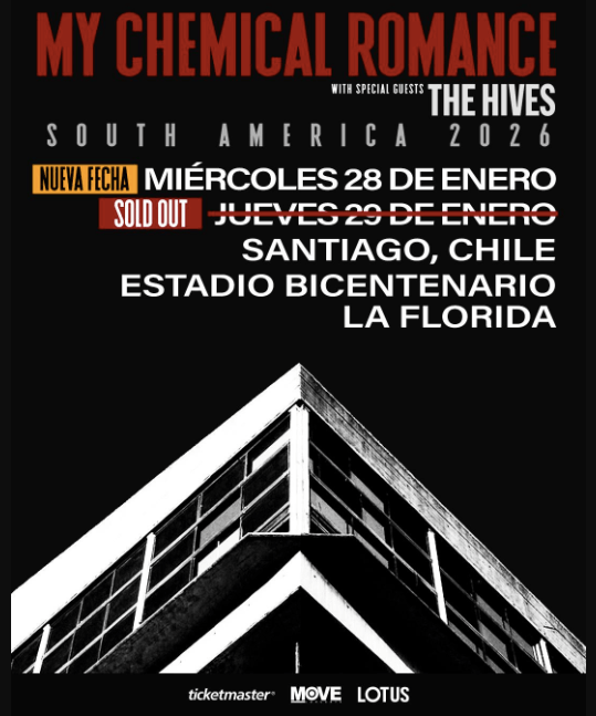 Nueva fecha de My Chemical Romance